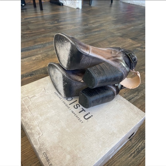 BED STU Women's Isla Heeled Booties in Grey Tonic Breeze (7.5/EU37.5) - Picture 8 of 8